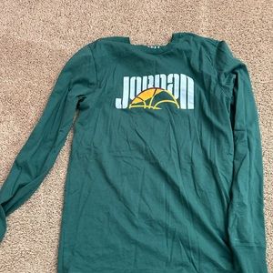 Green Jordan long sleeve size small